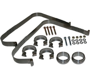 Kit di montaggio per scarico posteriore. Porche 993 - 93.301KIT, 1621700510